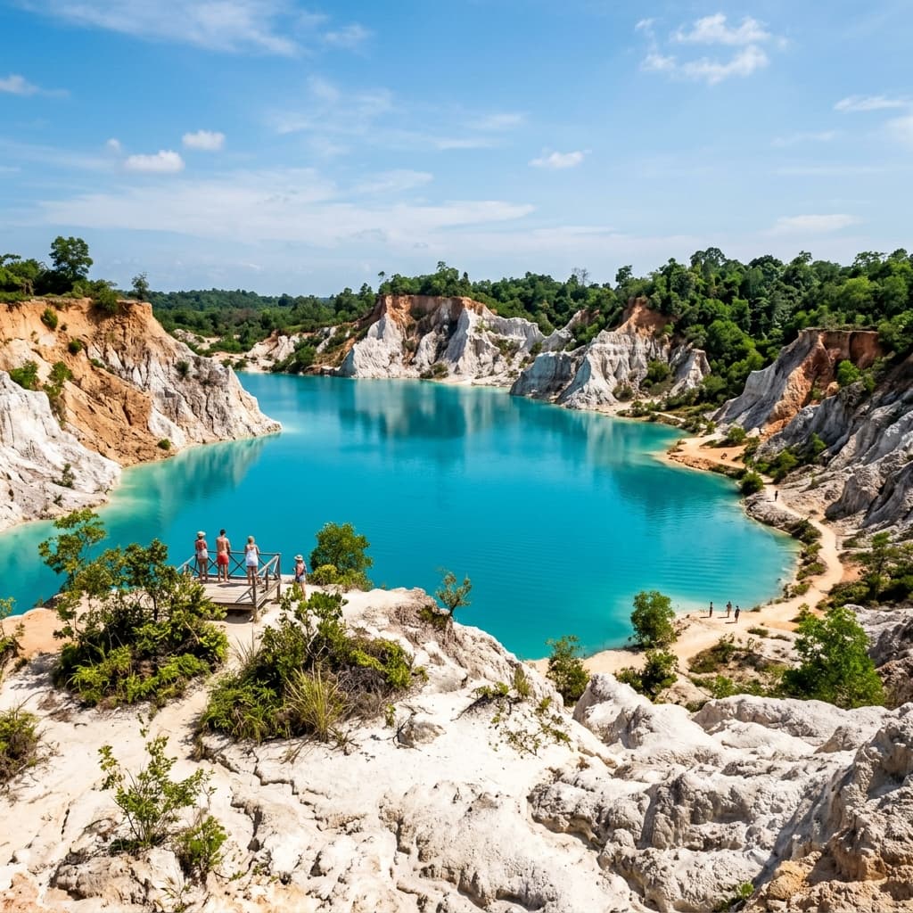 Blue Lake + Sand Dunes + Mangrove Fireflies Tour - Bintan Island tour package